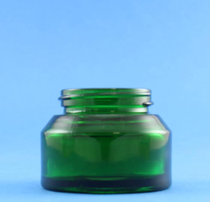 50ml Veral Green Glass Jar